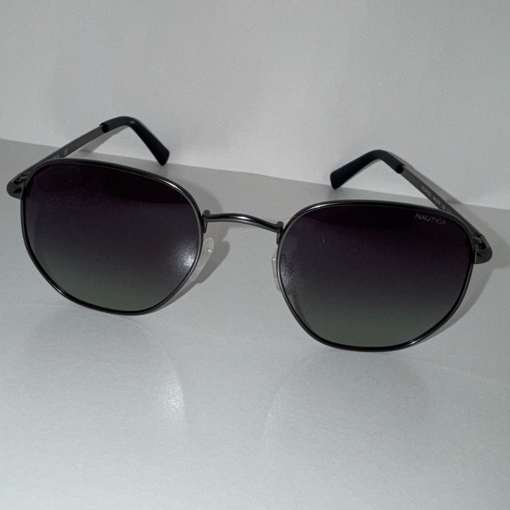 Nautica Unisex Polarized Sunglasses N4638SP-030 in Matte Gunmetal